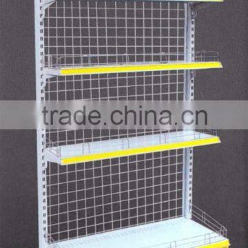 Square-tube wire grid gondola rack