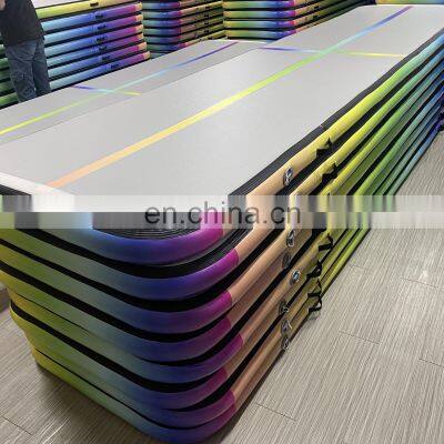 Outdoor Indoor Eco-friendly Products Inflatable Air Track Gymnastic Fitness PVC Gym Exercise Air Airtrack Mat Yoga Mat Set photo-5