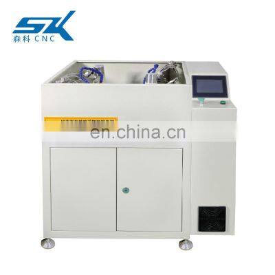 Mini Glass Double Edging Polishing Beveling Machine Automatic Glass Chamfering Grinding Machine photo-3