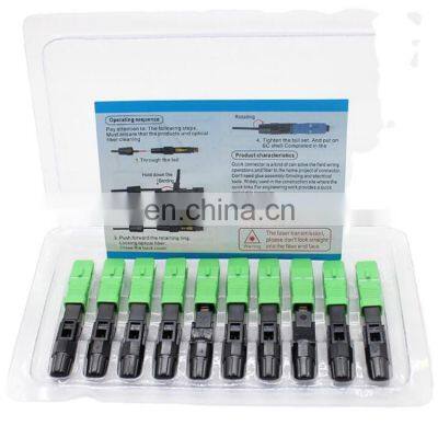 FTTH Optical Fiber SC APC/UPC SM Quick Optical Fiber Fast Connectors for Telecommunication Solution Network photo-4