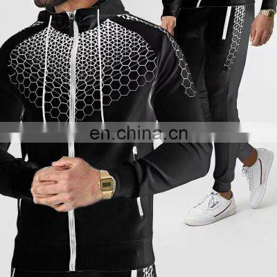 2022 New Fashion 100% Polyester Brand Custom High Quality Wholesale Men TRACKSUIT photo-2