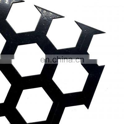 Aluminum Hexagonal perforated metal mesh plate perforated steel sheet