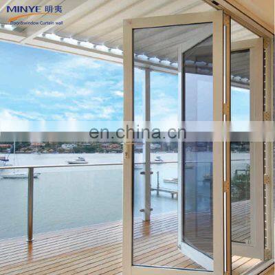 luxury design aluminum frame sliding folding door entry door