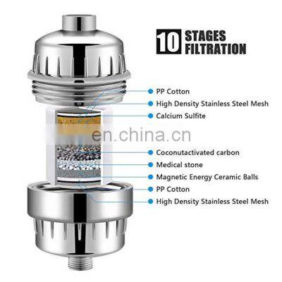 Chlorine Removal Hard Water Factory Hot Sale High Quality Shower Purifier Head Water Filter photo-2