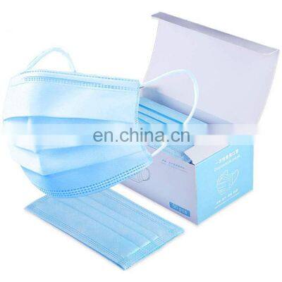 3ply non medical disposable non woven 3ply medical face mask