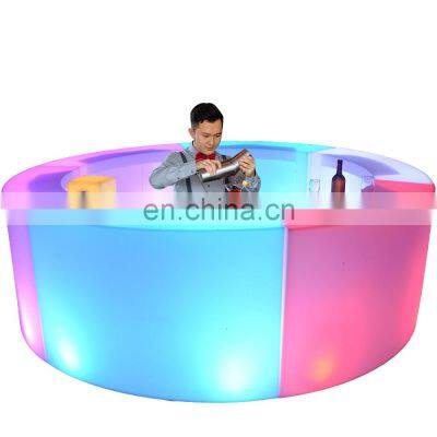 used nightclub furniture outdoor event party wedding garden illuminated luminous led lighted bar counter table chair for sale