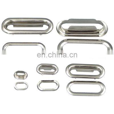 Red Copper Metal Brass 23/13mm Oval Eyelet For Tarpaulin Leather Craft Garment photo-4