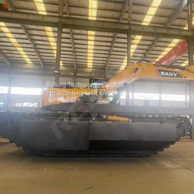 China Supplier Amphibious Excavator Crawler Excavator with Pontoon