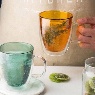 Double Wall Glass Tea Mugs photo-3