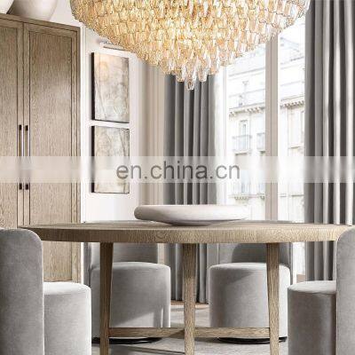 Exquisite Modern Luxury Diamond-Cylindrical Crystal Pendant Chandelier for Living Dining Room Kitchen Island Foyer Bedroom
