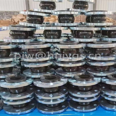 Oil Resistant ANSI 150lb Pn16 DIN Forged Carbon Steel Flange End EPDM NBR Single Sphere Ball Flexible Rubber Expansion Joint