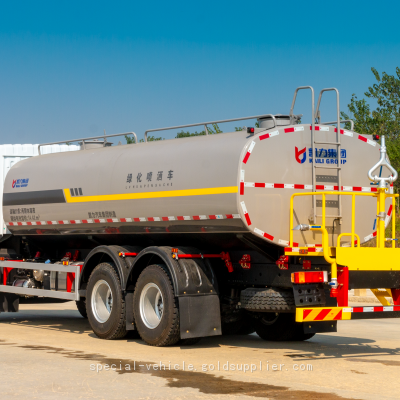 High Precision Water Tanker Truck for Road Cleaning Brand New 6x4 Water Bowser Truck Sprinkle Truck foe sale