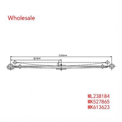 ML238184, MK527865, MK613623 Front Axle Spring Set of Medium Duty Vehicle Wholesale For Mitsubishi