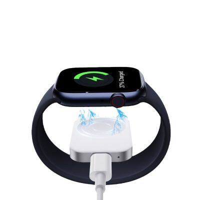 Best selling products 2024 For Apple Watch SE 9 7 6 5 Wireless charger Strong Magnetic Mini Small Size Portable