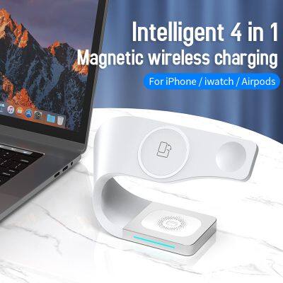 Wholesale 3 in 1 Wireless Charger Station for All Wireless Charging Device Portable Wireless Charger Magnetic Charger Station