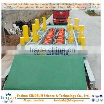 Popular design artificial quartz stone slab pressing machine/Pressing machine for quartz /man made quartz stone production line