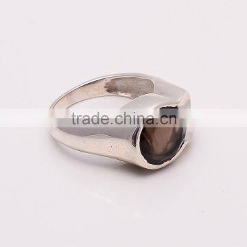 SMOKY RING ,925 Sterling Silver Jewelry Wholesale,WHOLESALE SILVER JEWELRY,SILVER EXPORTER,SILVER JEWELRY FROM INDIA photo-2