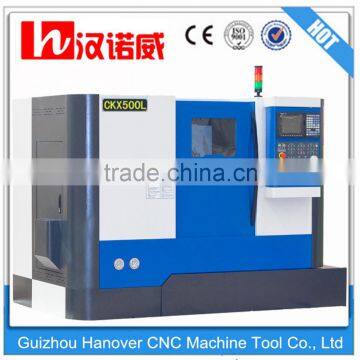 China cnc lathe machine 2016 the best selling products made in china CKX500L with 10'' hydraulic chuck 82mm big spindle bore