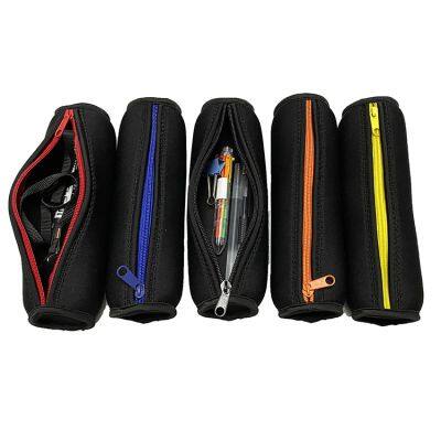 Wholesale Kids Cute Soft Bag Waterproof Neoprene Zipper Pouch Pen Holder Neoprene Pencil Case