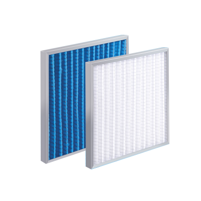 Synthetic Fiber Pleated Panel  Air Filter MERV6 MERV7 MERV8 Large Media Area for HVAC System