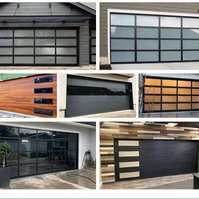 Modern Intelligent Control Panel Automatic Gate Residential Sectional Aluminum Garage Doors for Homes Premium Home Access photo-5