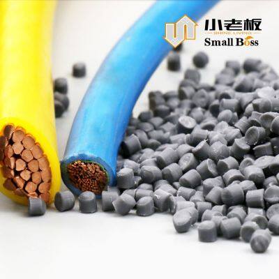 Material de plástico virgen blando, granulados de compuesto de PVC para vainas aislantes de cables y alambres photo-2