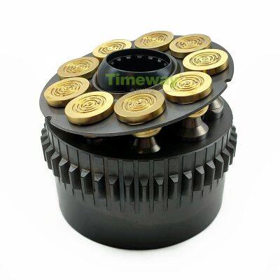 KAWASAKI M2X146 M2X Series Hydraulic Motor Rotor Assembly Fittings Excavator Heavy Machinery Engine Repair Spare Parts Metal