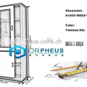 Laboratory Steel Glass Door Storage Cabinet Data Document Filing Cabinet/Cupboard Lock photo-5