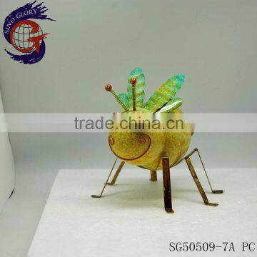 Colorful metal bee home decoration pieces for gifts