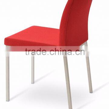 Red traditional dining chair