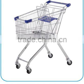 Foshan JIEBAO Electroplating shopping trolley 90L