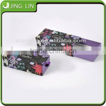 Free design colorful candles gift box manufacturer