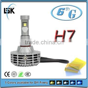 High quality auto parts h7 car light 25W led headlight&fog light light for JEEP