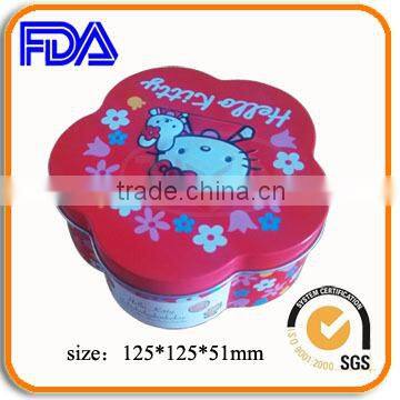 hello kitty cute special shape tin box