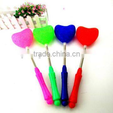 Heart Shape Electronic Glowing Sticks LED Light Heart Style Toy Flashing Rods Children's Festival Toy Favors