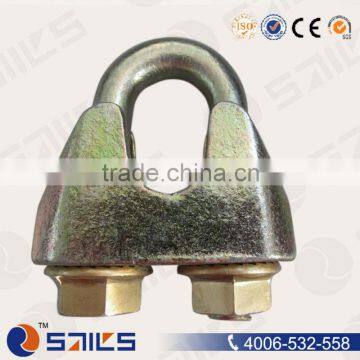 electro-galvanized din1142 malleable wire rope cable clip