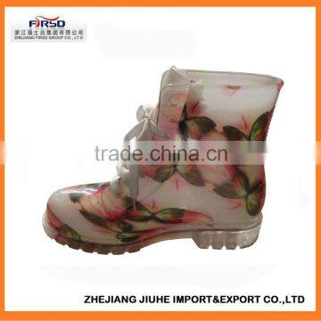 2014 Fashion women PVC rain boots