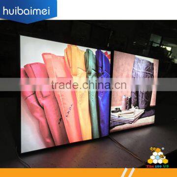 Single-sided LED advertising display textile graphics light box