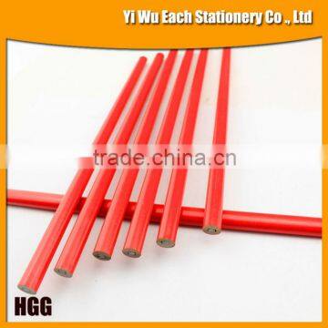 Hot 7'' Oval Red HB Wooden Carpenter Pencil With Logo Available