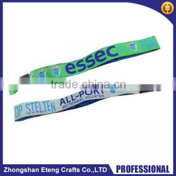 Customized logo cheap custom wristbands,fabric woven wristbands