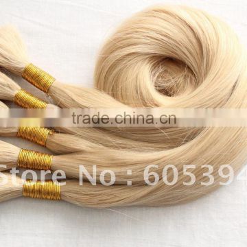 100% virgin Brazilian Human Hair Bulk ,China Top Quality