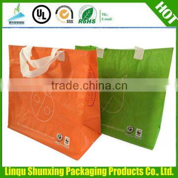 christmas shopping bag / pp woven shopping bag wholesale