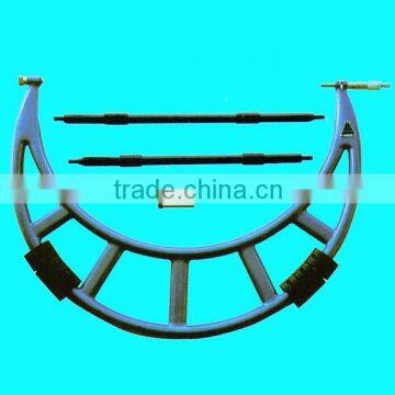 outside micrometers with adjustable anvil