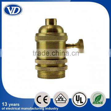 E26 vintage brass lamp socket