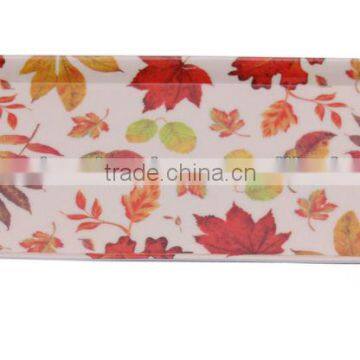 Melamine rectangle Tray with two handle