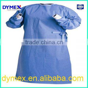 Non Woven Fabric Protective Anti Fluid Disposable Surgical Gown