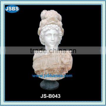 decoration marble woman roman bust sculpture