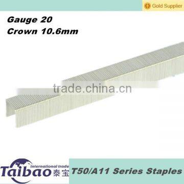 T50 series staples, A11 series staples for paper board