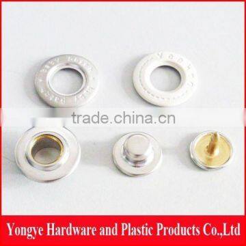 Metal snap button for jackets