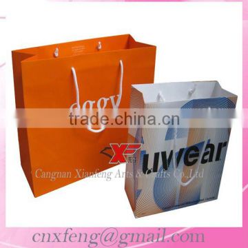 2016 hot sale beautiful paper bags for shoes